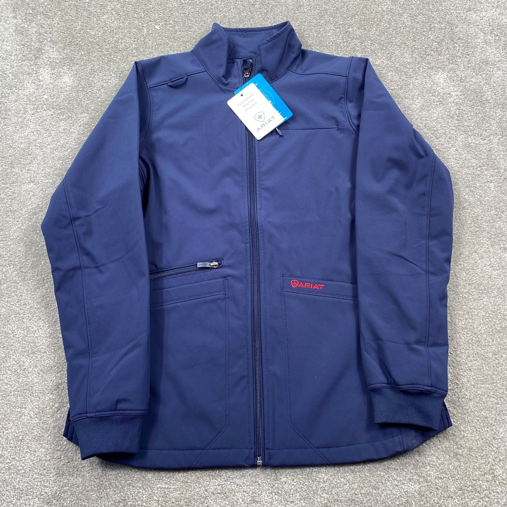 Ariat Rosalyn Utility Scrub Jacket Navy Blue Womens‎ Medium 10041867 NWT